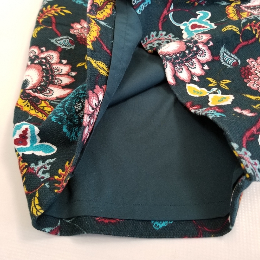 Ann Taylor Loft Floral Print Skirt Size 8 - Picture 4 of 7